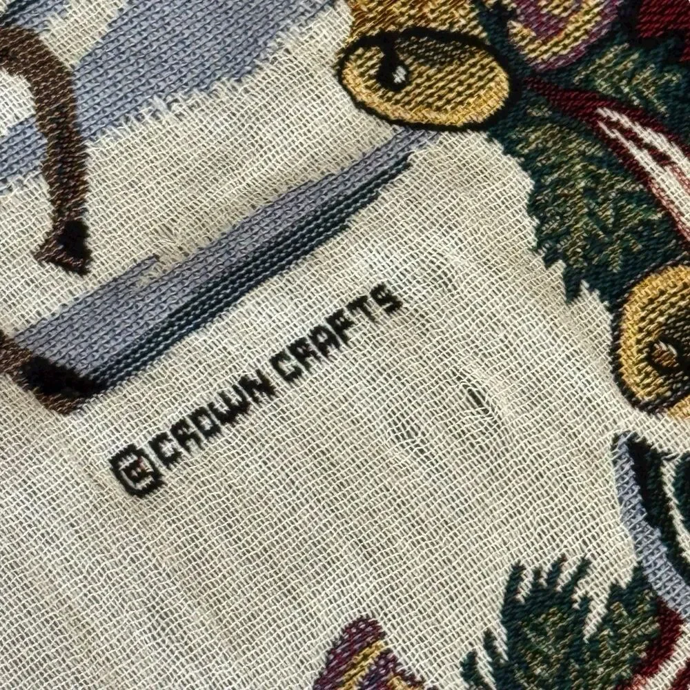 Goodwin Weavers Christmas Santa‎ Blanket 42x54
